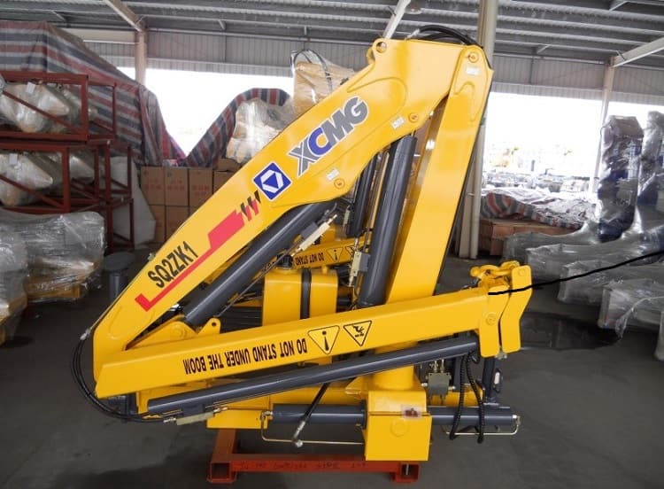 XCMG Official 2 Ton New Mini Foldable Knuckle Boom Truck Mounted Crane Sq2zk1 Price